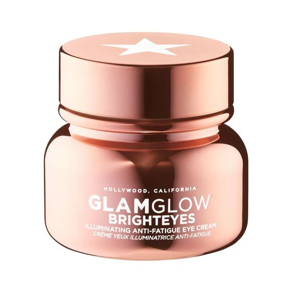 GlamGlow BrightEyes Illuminating Anti-Fatigue Eye Cream Factory Sealed .5oz Full - Picture 2 of 5